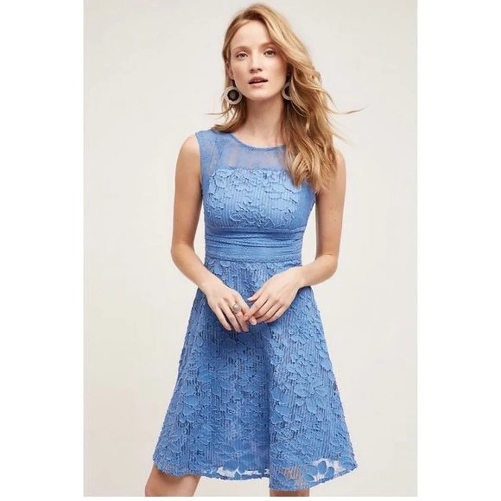 Anthropologie - Liliflora Dress - Indigo